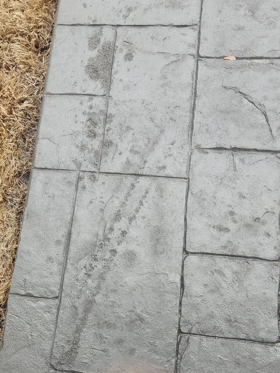 Custom Stamped Concrete Repair project completed in Apex, NC by Local Concrete Contractor — pay-on-completion contractor, no deposit required, licensed and insured in North Carolina.