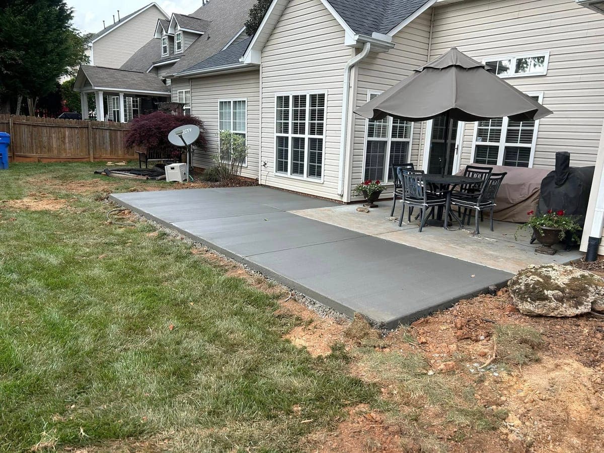 Concrete Patio Additions contractor in Cary, NC (Wake County) — Local Concrete Contractor delivers driveway, patio, foundation, and decorative concrete work across the Carolinas with a 30-year structural standard.