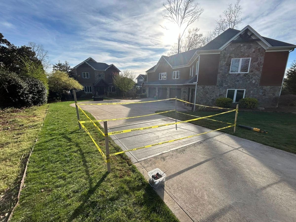 Local Concrete Contractor General Driveway Repair project in Gastonia, North Carolina (Gaston County) — 4000 PSI commercial-grade concrete, expansion joints, professional broom or smooth finish.