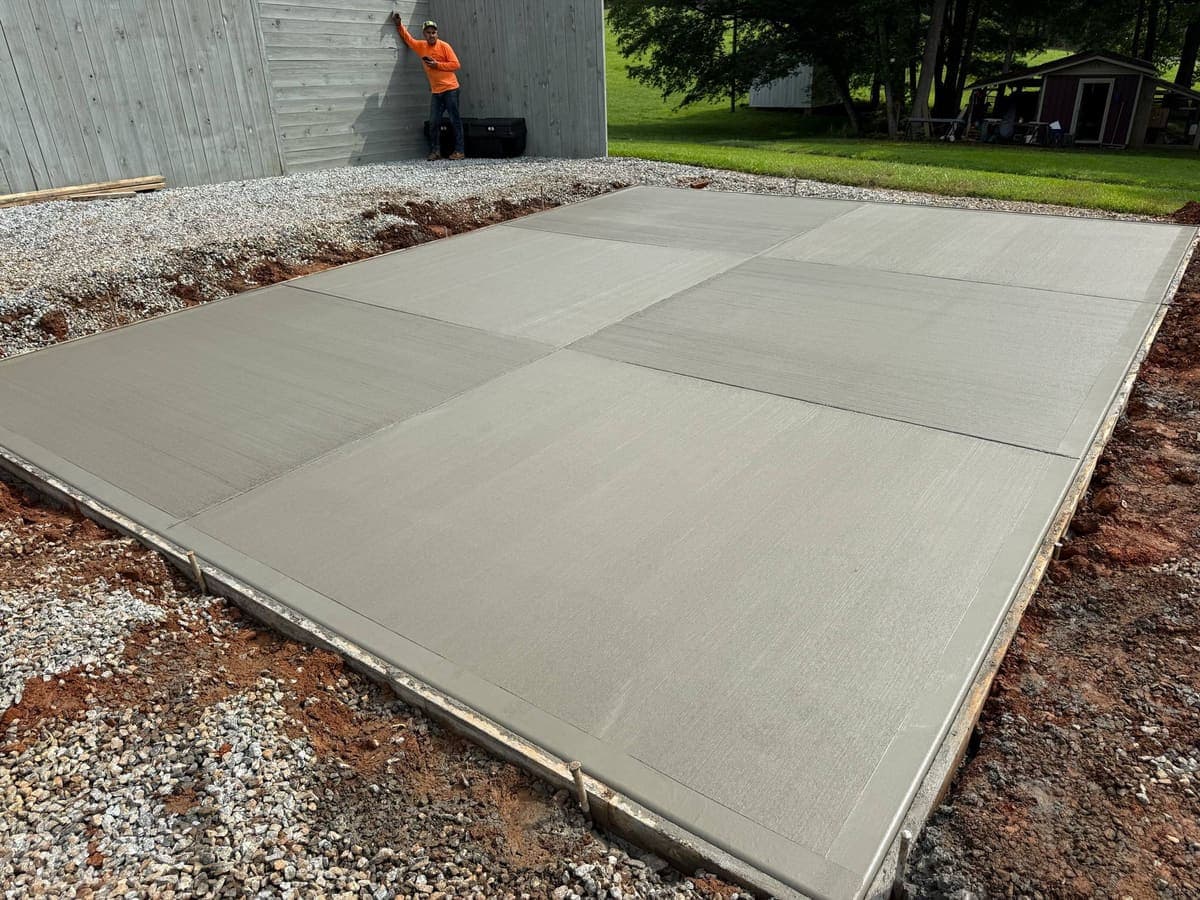 Pole Barn Slab in Gastonia, NC — Local Concrete Contractor.