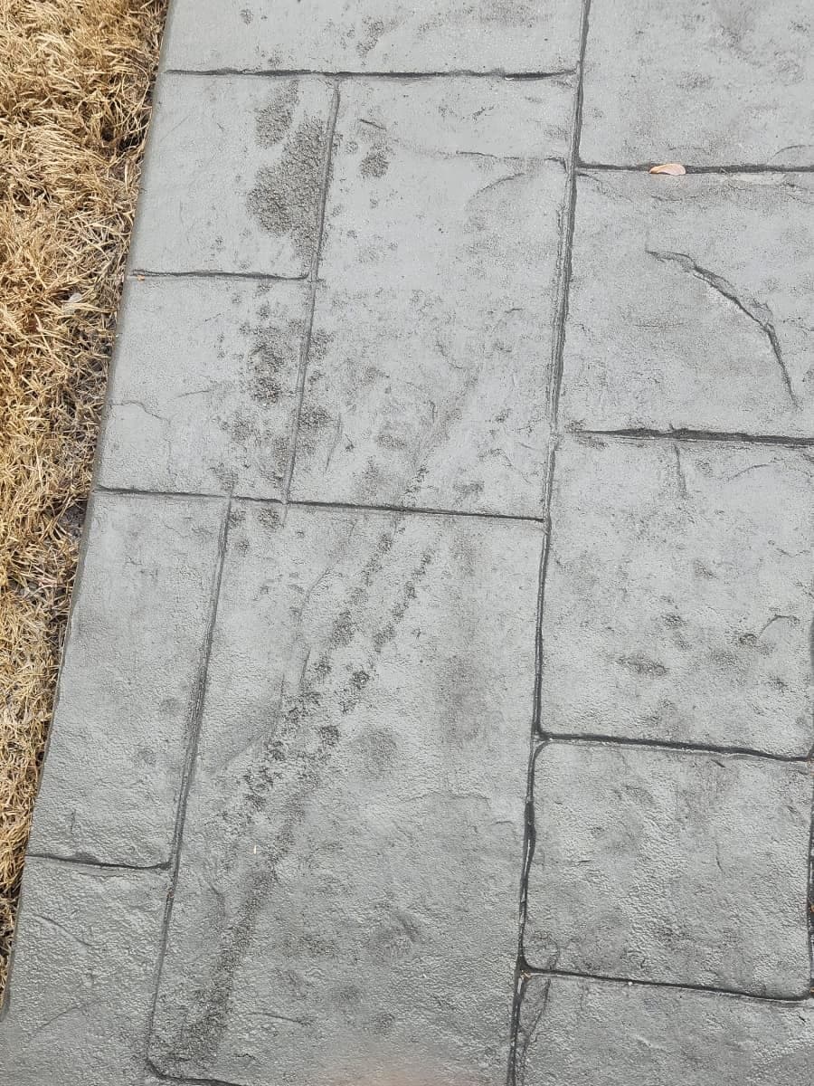 Professional Stamped Concrete Repair installation in Mooresville, North Carolina by Local Concrete Contractor — commercial-grade base prep, 6-inch compacted aggregate, expansion joints sawn within 12 hours.