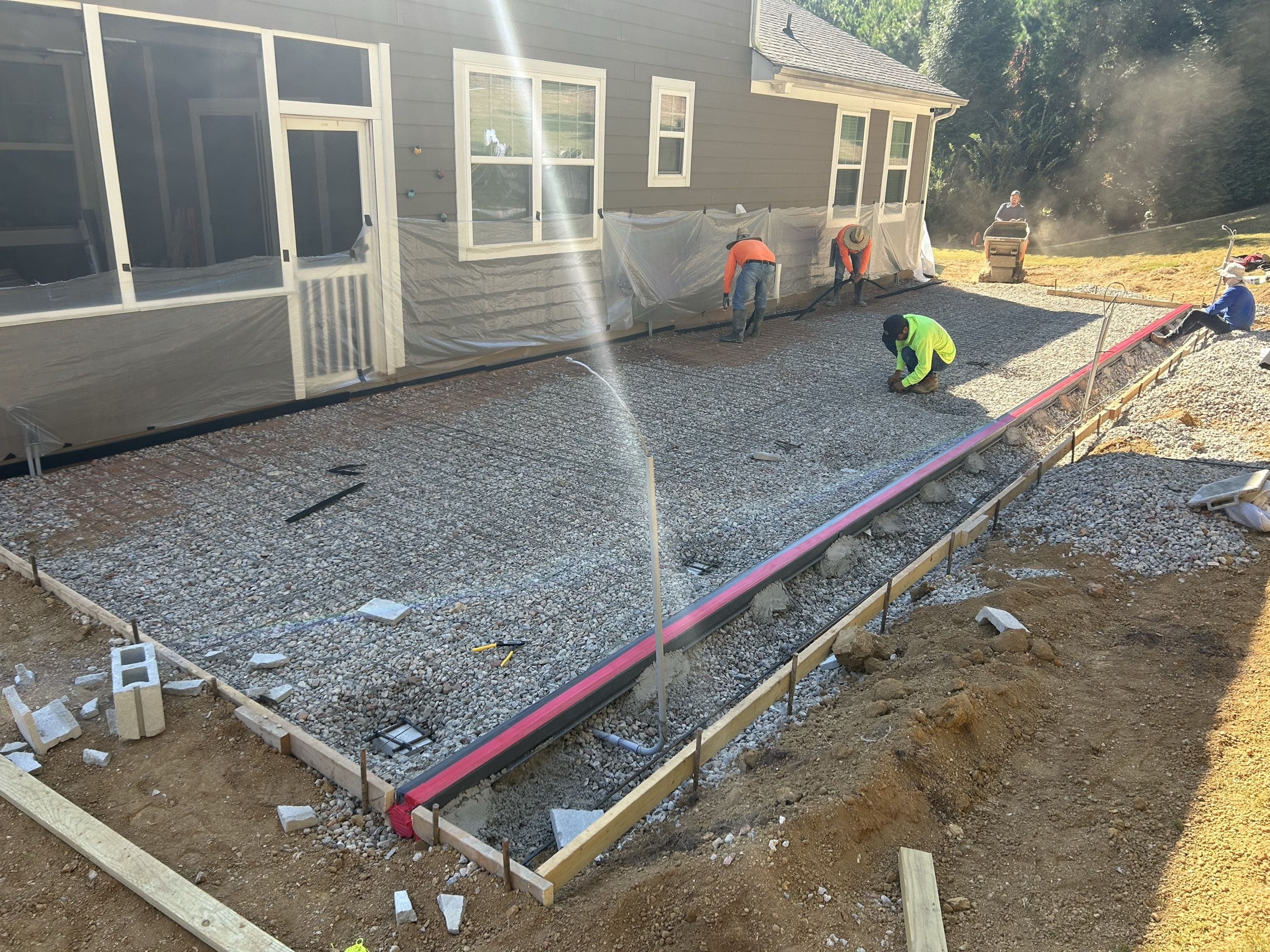 Step 07: Reinforcement in Burlington, NC concrete project by Local Concrete Contractor