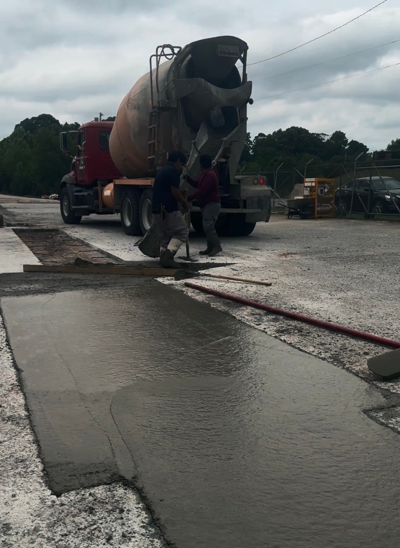 Step 10: Placement in Burlington, NC concrete project by Local Concrete Contractor