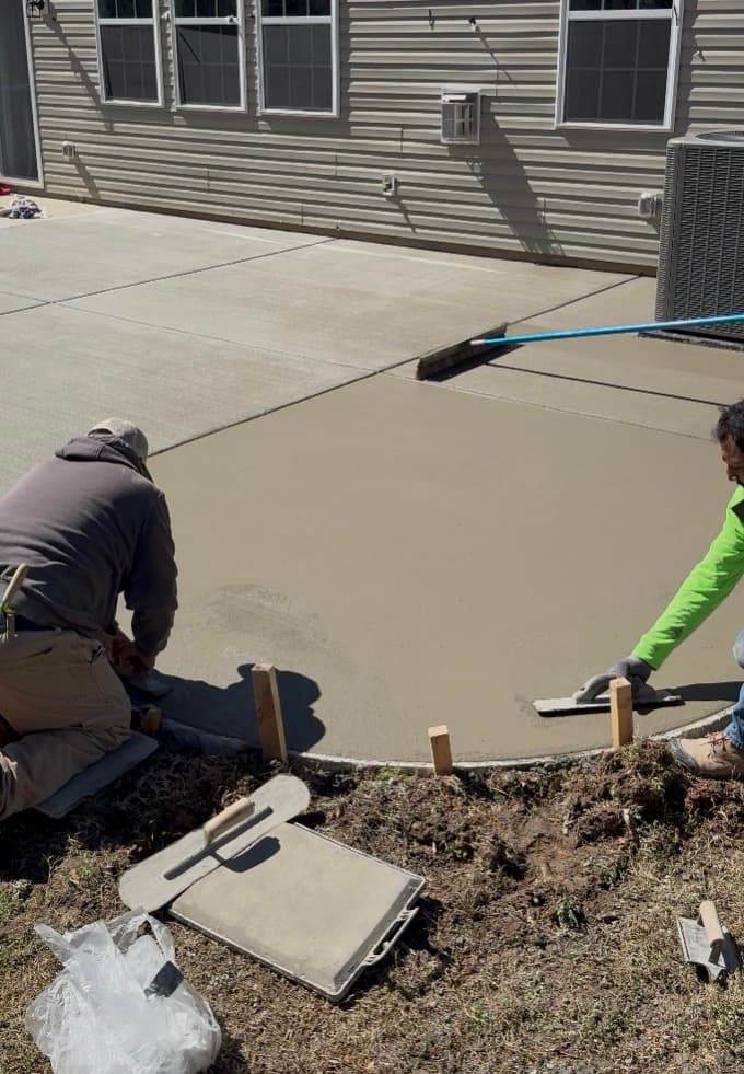 Step 13: Fresno Finish in Burlington, NC concrete project by Local Concrete Contractor