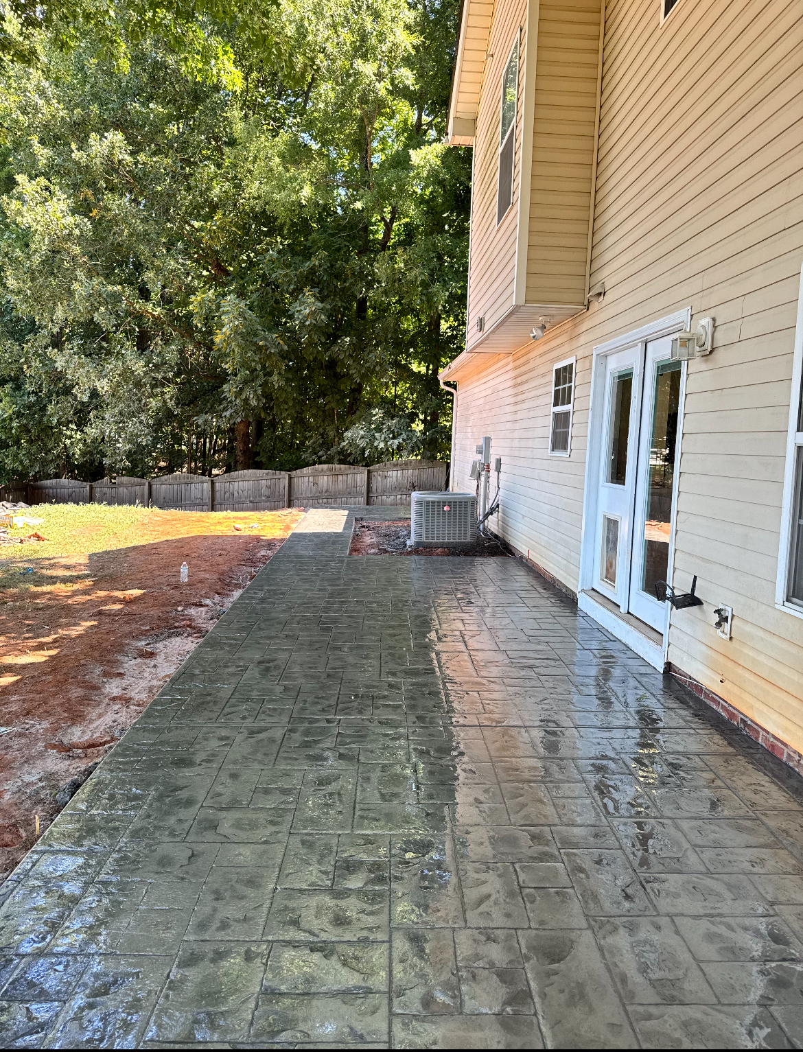 stamped concrete patios project 2
